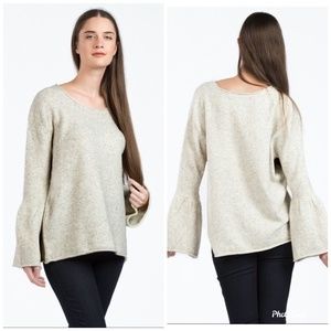 [French Connection] Bell Sleeve Knit Sweater